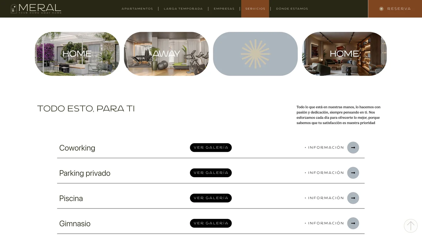 Vista de la web Meral Units